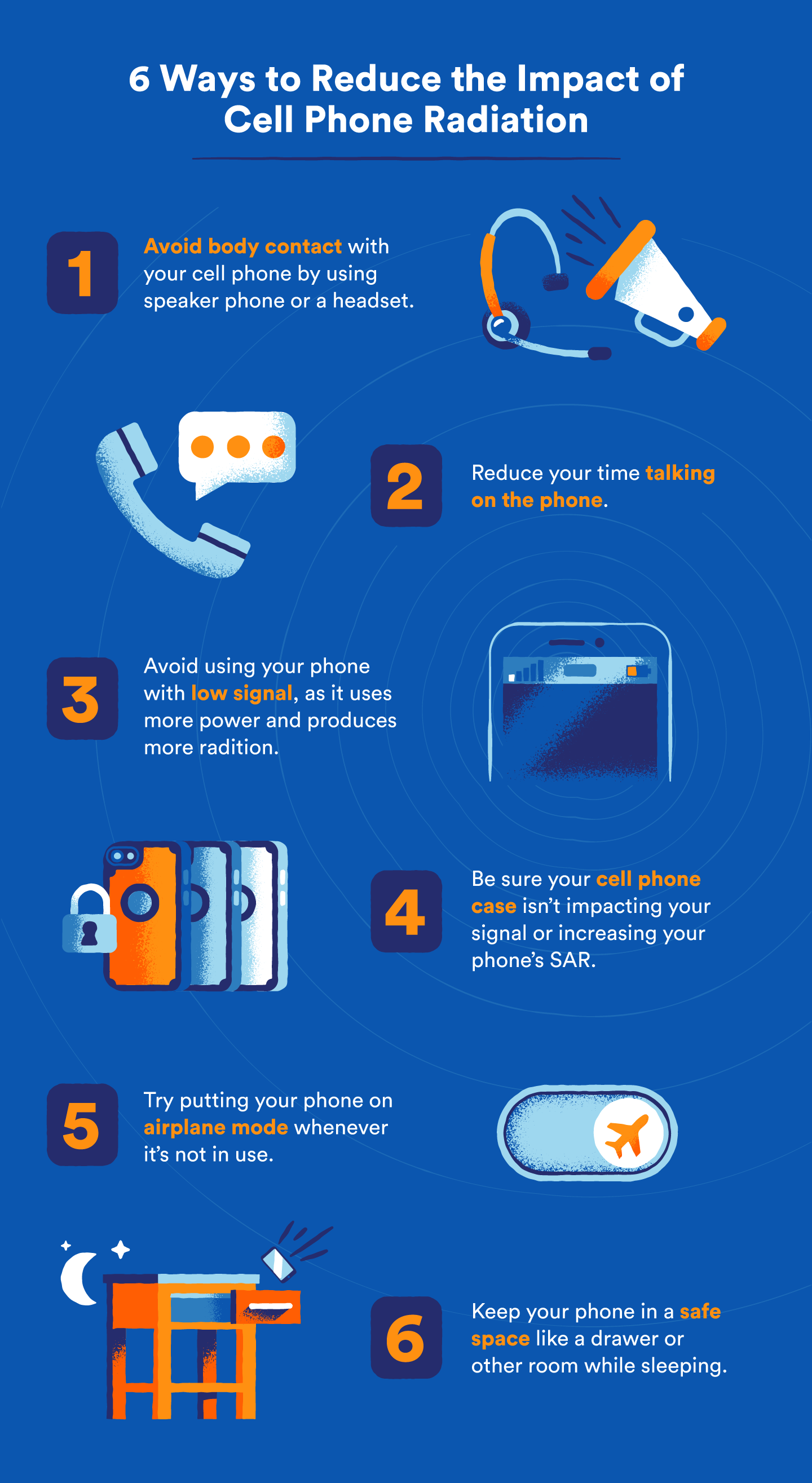how to reduce cell phone radiation