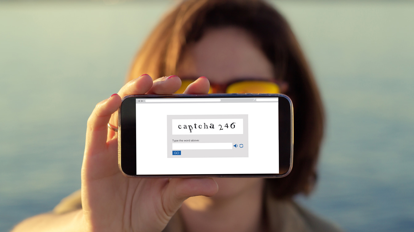 captcha code on iphone