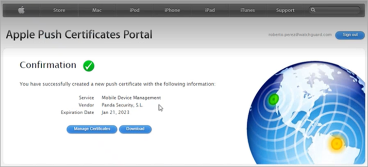 How to generate and renew the Apple Push Certificate for products based ...